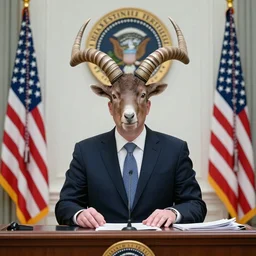 a 🐐 is elected President of the United States