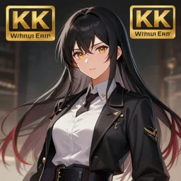 a female master, character art portrait, anime key visual, official media, illustrated by wlop, extremely detailed, 8 k, trending on artstation, cinematic lighting, beautiful