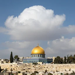 clouds look like the second temple in jerusalem the beis hamikdash