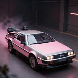 delorean pink