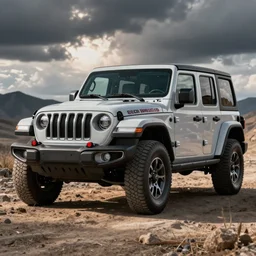 “ Photo of jeep Rubicon designed by Elon musk”
