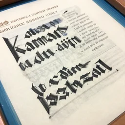 a close up of a piece of paper with writing on it, a silk screen by kamal ud - din behzad, behance contest winner, international typographic style, creative commons attribution, academic art, high detail