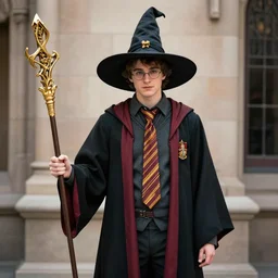 Max Caulfield dressed as a Ravenclaw witch
