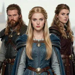 pretty viking princess, portrait, art by artgerm and greg rutkowski and magali villeneuve, d & d, fantasy, highly detailed, portrait, digital painting, trending on artstation, concept art, sharp focus, illustration