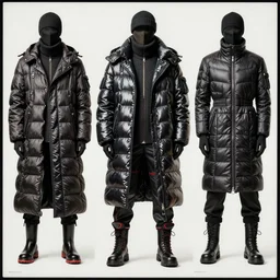 product design poster, fashion design poster, movie poster, avantgarde moncler the matrix clothing and foot wear, hyperrealistic and heavy detailed, sony a 7 siii sigma 2 4 - 7 0 mm f / 2. 8, heavy film grain, vivid color, high quality, high textured, real life, full body in shot,