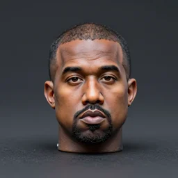 small eraser shaped like kanye west's face,