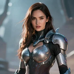 megan fox wearing warframe armor, beautiful face, scifi, futuristic, raytracing, dreamy, sharp focus, cinematic lighting, highly detailed, artstation, divine, by takato yamamoto, gauthier leblanc, kazuya takahashi, huifeng huang