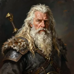 portrait of old halk hogan as fantasy barbarian warrior. fantasy art, trending on art station, blizzard