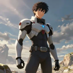 concept art for an shonen anime protagonist in the style of metal gear in the style of metal gear rising trending on artstation deviantart pinterest detailed realistic hd 8 k high resolution