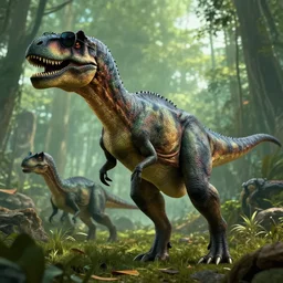 dinousaurs in the matrix with sunglasses