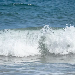 the ocean wave made from water
