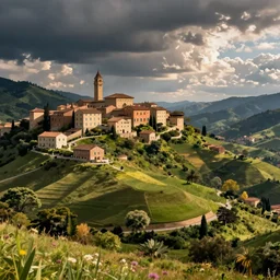 Italian summer, hyperdetailed, realistic