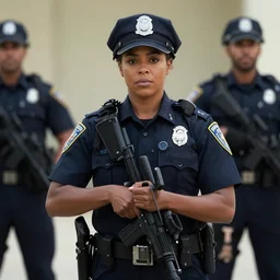 a film still dawyne Johnson as police swat
