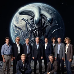 photo of xenomorph planet, Les Edwards, Zdzislaw Beksinski, Carl Gustav Carus, John Harris, Michal Karcz, Zhang Kechun, Mikko Lagerstedt, Scott Listfield, Steven Outram, Jessica Rossier.