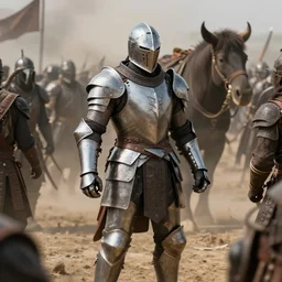 armored 🐘 in crowded battlefield
