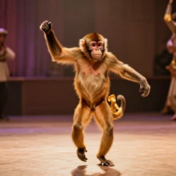 dancing monkey in the desert ballroom
