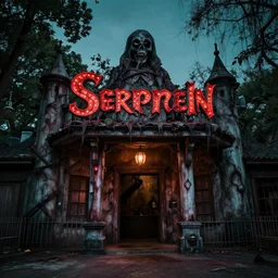 creepy theme park