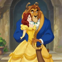 if belle from beauty and the beast was male