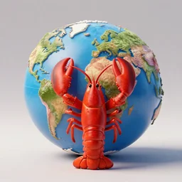 lobsterpunk world. hyperdetailed photorealism, volumetric lighting, 3 d finalrender