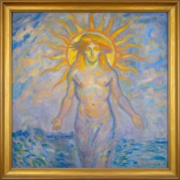 the sun god by monet and mobies