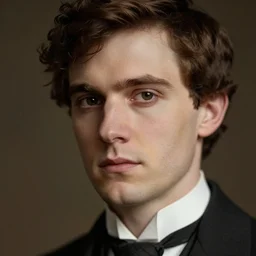 portrait of a young edwardian man, detailed face, edwardian, highly detailed, cinematic lighting, photograph by elliott & fry