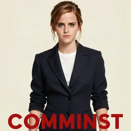 communist Propaganda poster Emma Watson by moebius and atey ghailan by james gurney by vermeer by George Stubbs full body trending on artstation vector art ornate inspirational