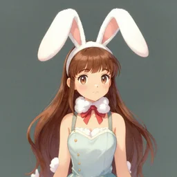 wlop art of rabbit girl by lariennechan