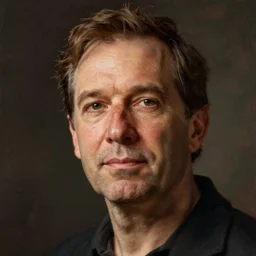 portrait of the master artist, expressive inherent theme