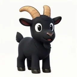 an anthropomorphic black goat in super mario 6 4, screenshot