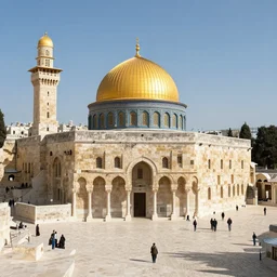 jerusalem temple rebuilt, 4 k photograph