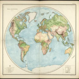 the old maps of flat earth
