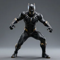 black panther art anatomically correct 8 k