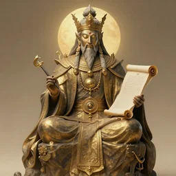 ! dream yurunu, an ancient god, he rules over wisdom and knowledge. his symbol is a scroll.
