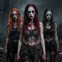 zombie women by Lars Grant-West