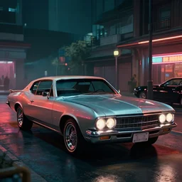 cyberpunk version of a 1 9 7 2 buick riviera