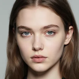 close up shot :: portrait of a beautiful girl by Vanessa Beecroft, Illya Kuvshinov