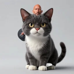 cat turns into dwayne johnson, mc escher