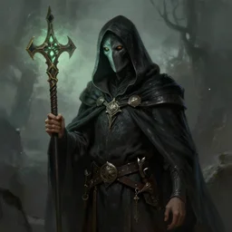 the crypt keeper portrait as a dnd character fantasy art.