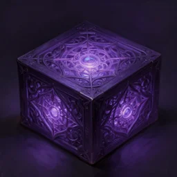 box of glowing ambiguous mysteries, dark purple tone, intricate, highly detailed, digital painting, loose brush strokes, realistic shaded lighting, artstation, concept art, smooth, sharp focus, illustration, realism, oil painting, unreal engine 5, 8 k