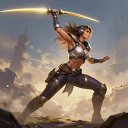 Javelin Hornet  as an Apex Legends character digital illustration portrait design by, Mark Brooks and Brad Kunkle detailed, gorgeous lighting, wide angle action dynamic portrait
