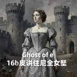 ghost of a 16th century lady in a castle, greyish tones, mystical, atmospheric oil painting, inspired by John Everett Millais: The Somnambulist