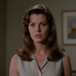 movie still of a woman from a 1 9 8 0 s sci - fi move