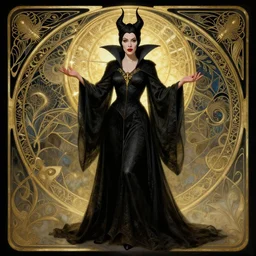 beautiful female witch, rebecca romijn as wicked witch of the west, full body character concept, art nouveau, super powers, fantasy, intricate, elegant, highly detailed, digital painting, artstation, concept art, shining, sharp focus, illustration, art by stanley lau