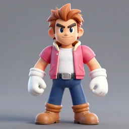 peter falk as a character in super smash bros. ultimate, 3 d render, official render