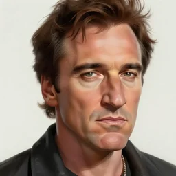 portrait of Mario, futuristic, highly detailed, digital painting, artstation, concept art, smooth, sharp focus, by quentin tarantino