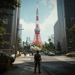Photo of Tokyo in Fallout 4 Style, 8K, daytime, high quality