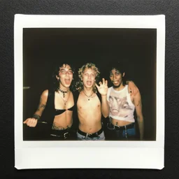 found polaroid photo of crazed trash humpers