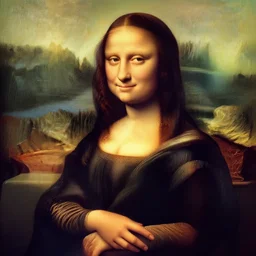 Danny DeVito as the Mona Lisa, by Leonardo da Vinci