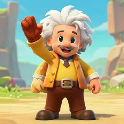 announcment of a the new smash bros character 'Albert Einstein'