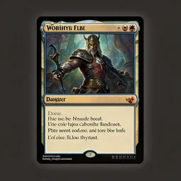 fantasy trading card game template. open as psd file in photoshop. front of a square card. by fantasy flight games. uncropped